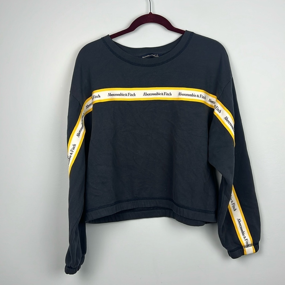 Abercrombie & Fitch large women’s cropped crewneck sweatshirt